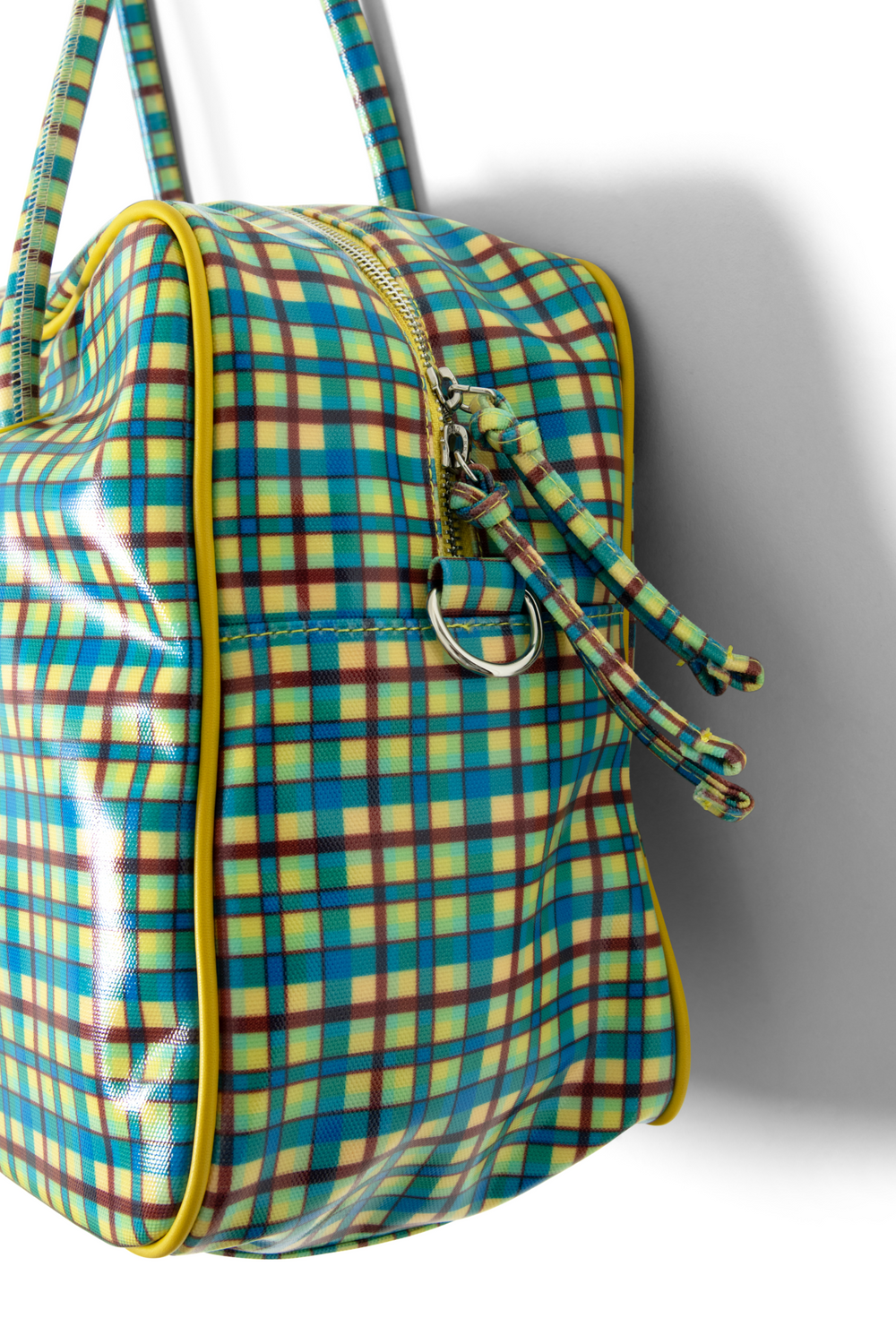 truro coated holdall - zesty check