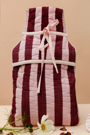 hot water bottle cover - pink stripe