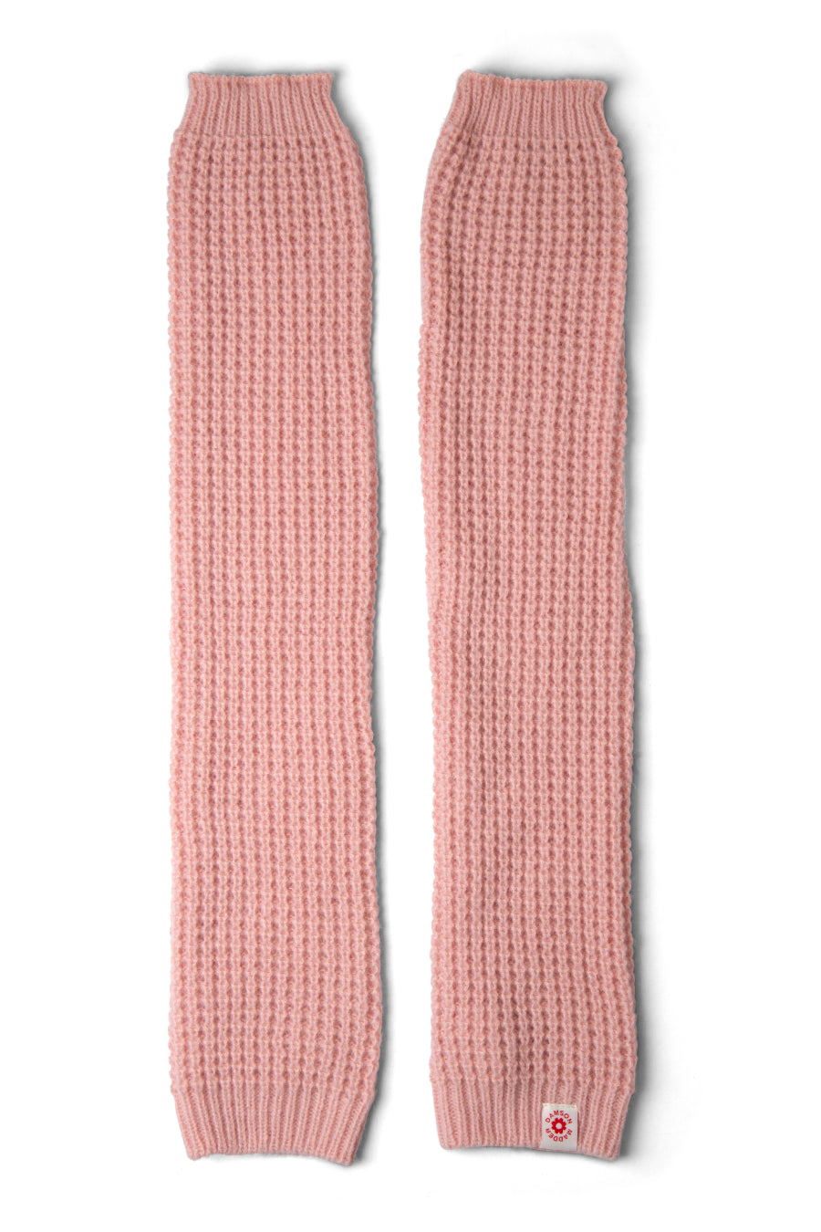 chunky leg warmers - baby pink