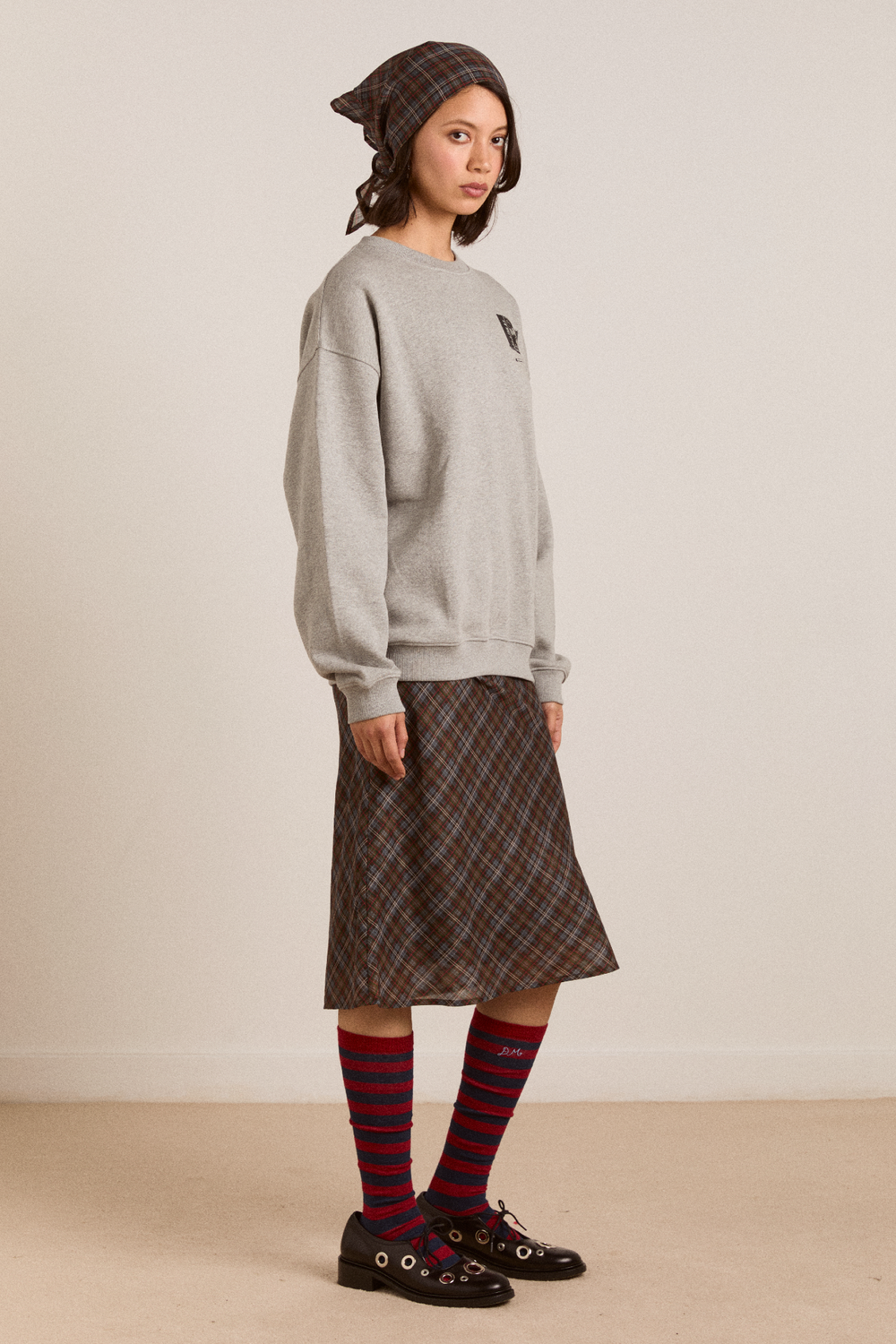 dm general store sweatshirt- grey marl