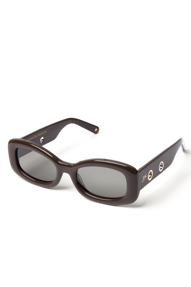 faye eyelet sunglasses - chocolate
