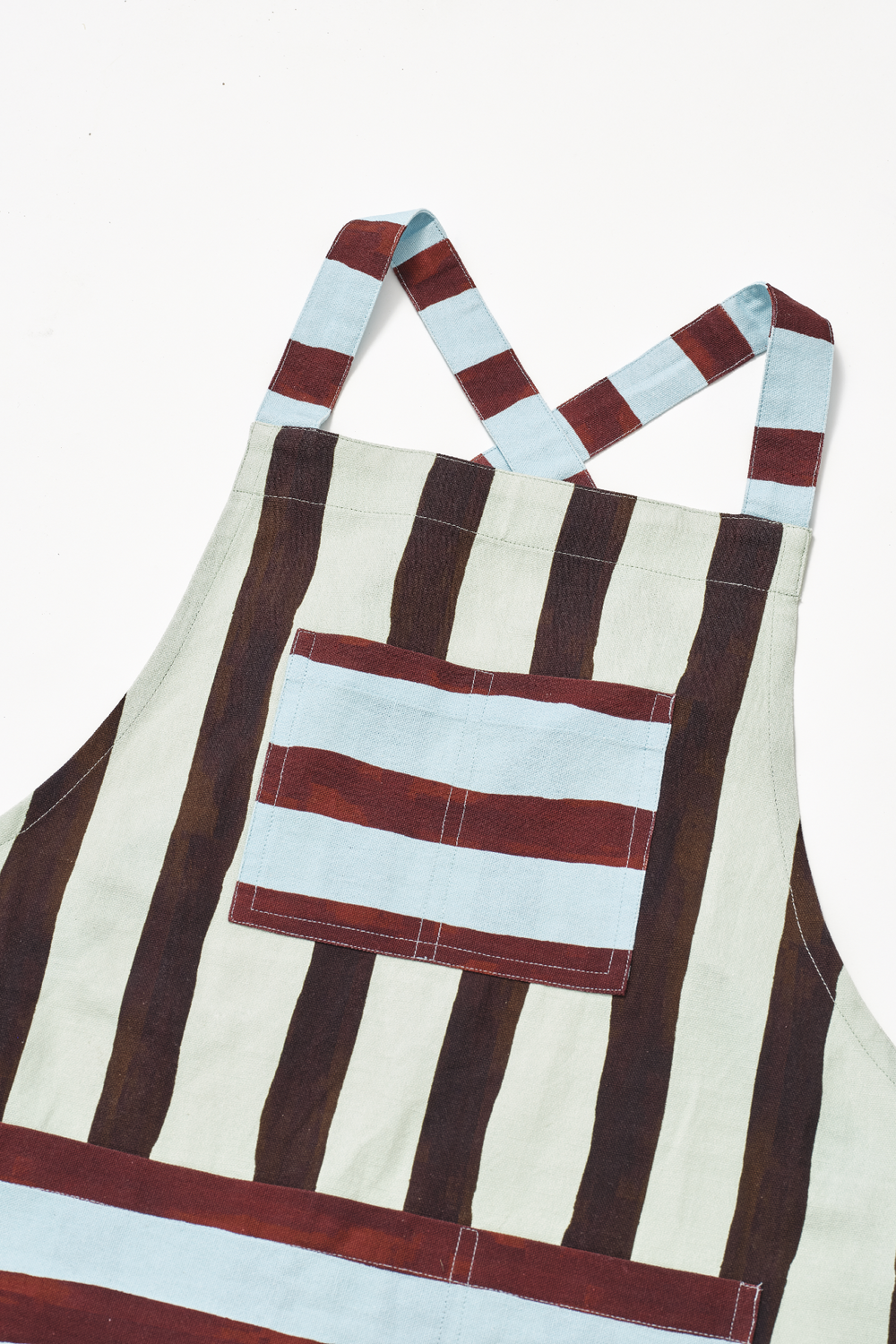 apron - mixed stripe