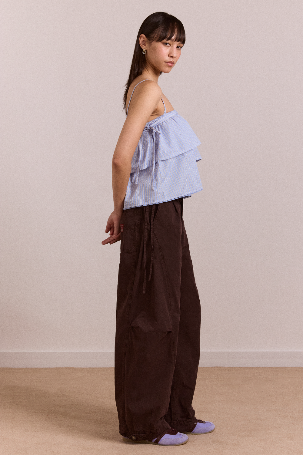 liv trouser - coffee bean