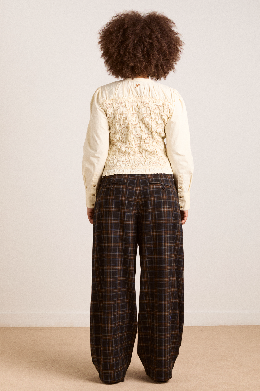 haisley check tailored trouser - multi