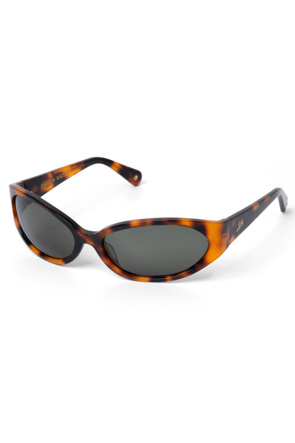 Sporty Wrap Around Sunglasses - Tort
