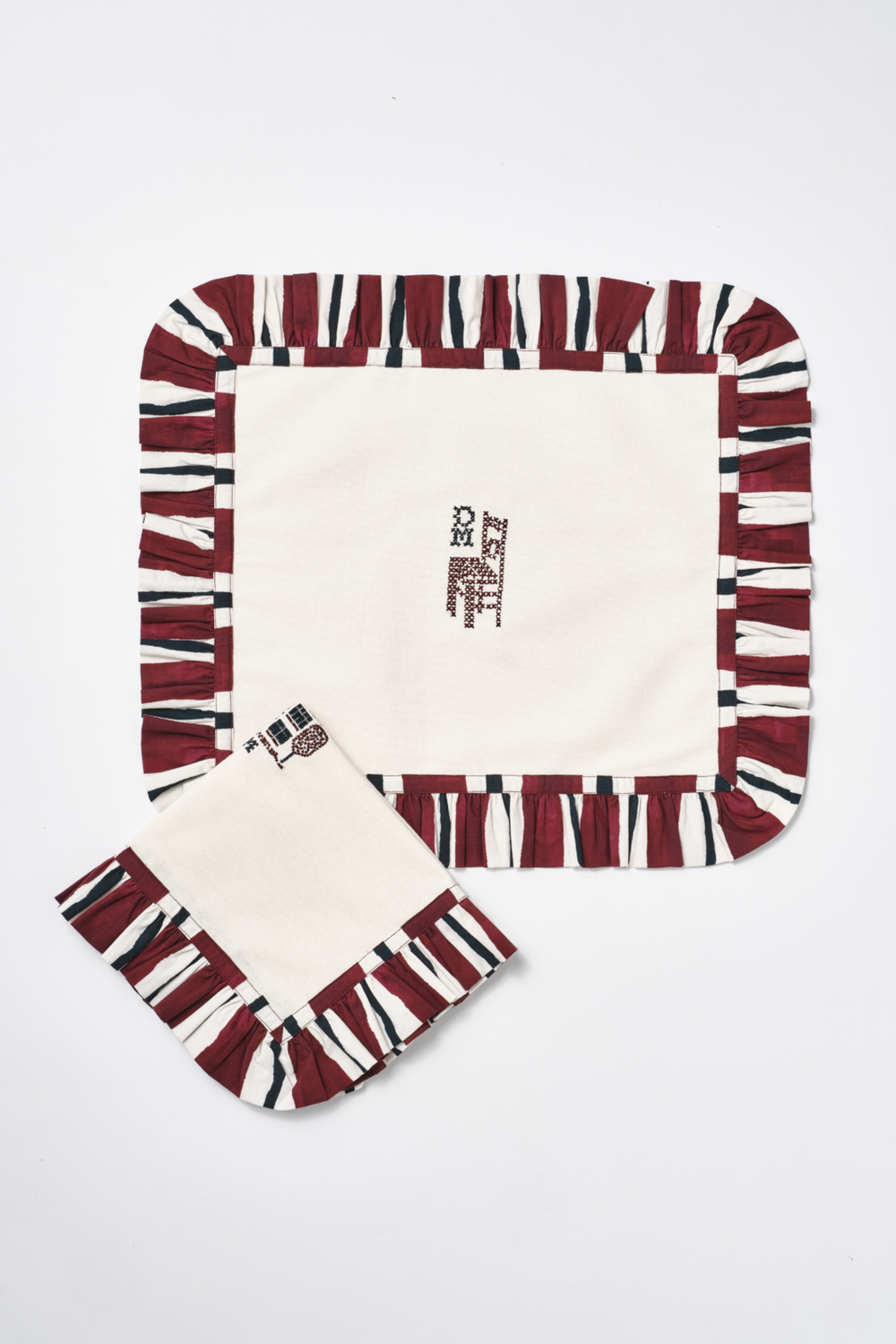 set of 2 placemats - off white