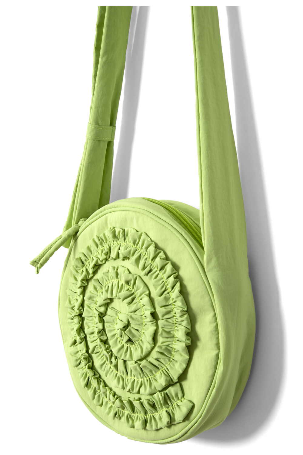 rae circle swirl bag - celery