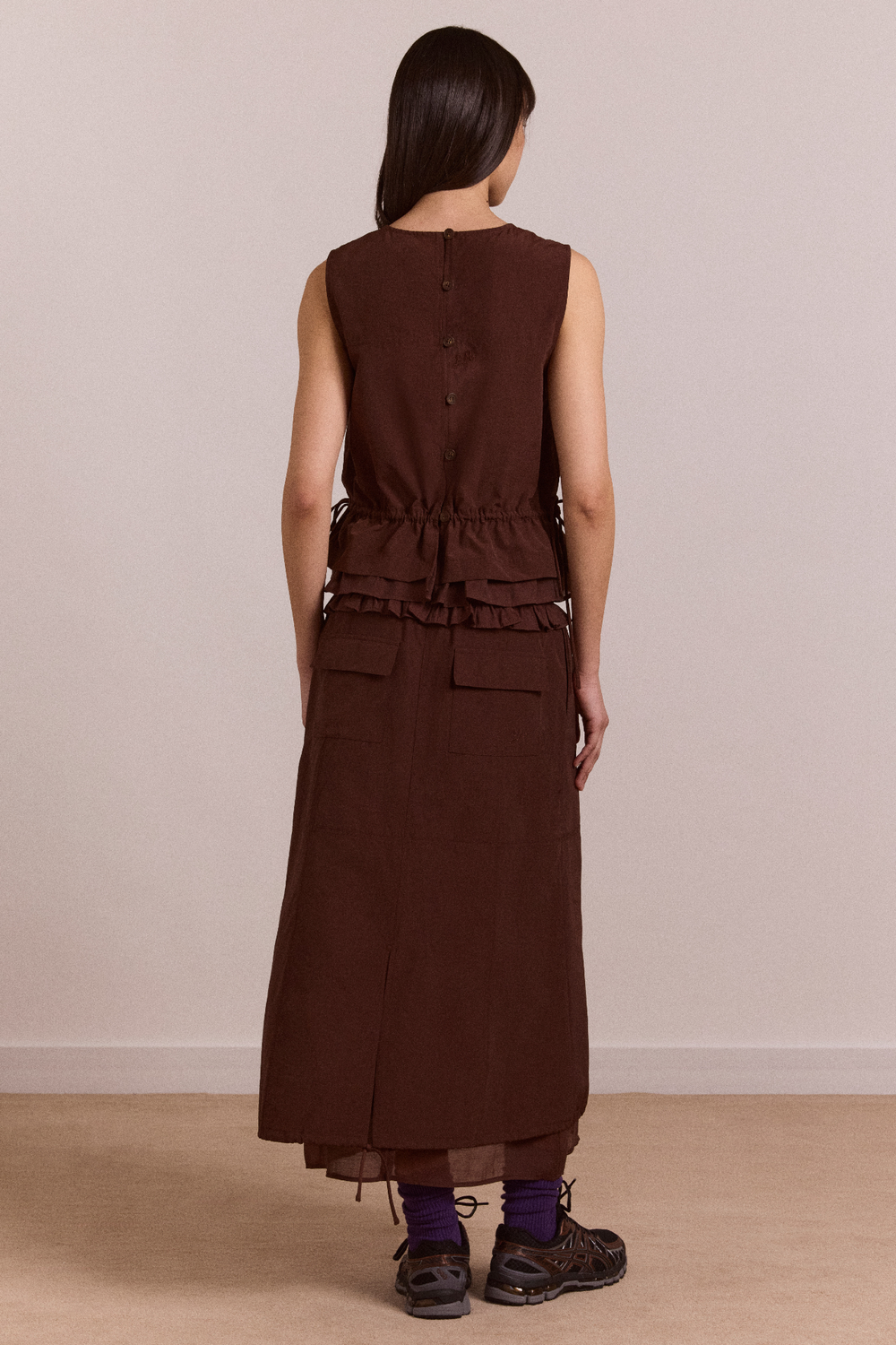 ailani  blouse - choc