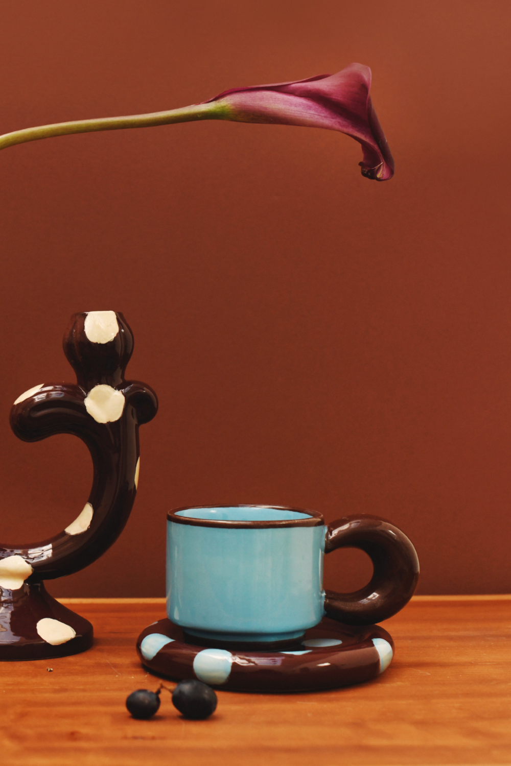 hand painted coffee cup