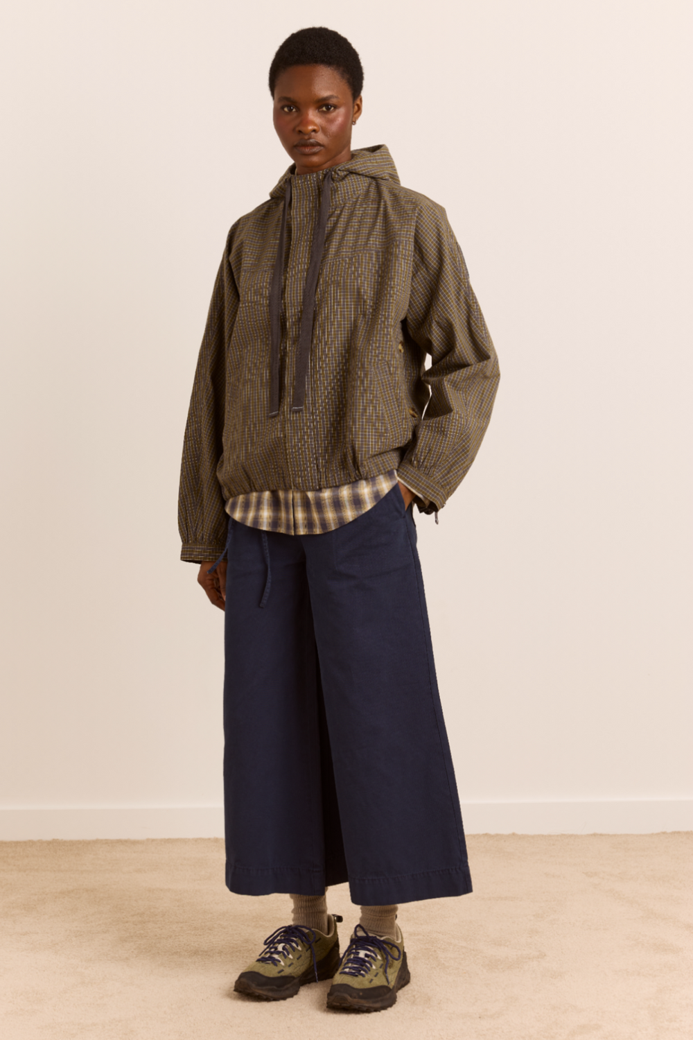 Blake Hooded Jacket - Orion Check