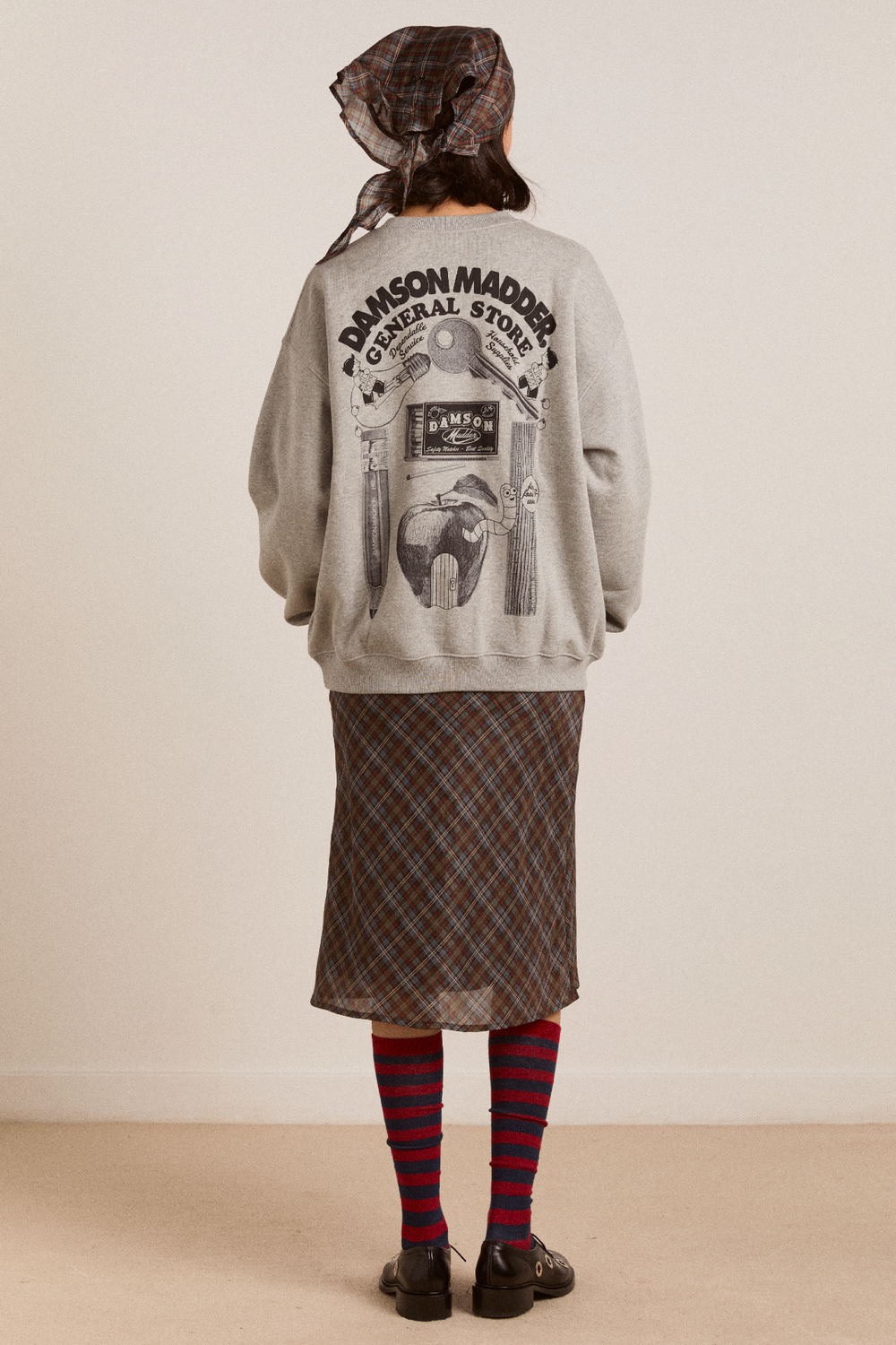 dm general store sweatshirt- grey marl