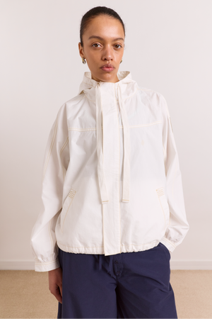 Blake Hooded Jacket - Ecru
