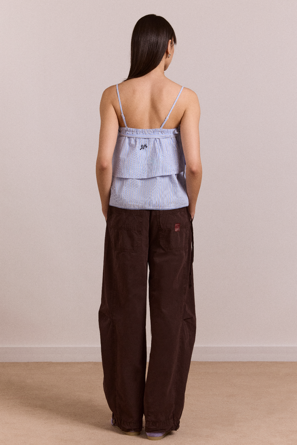 inka mini skirt - mini blue stripe