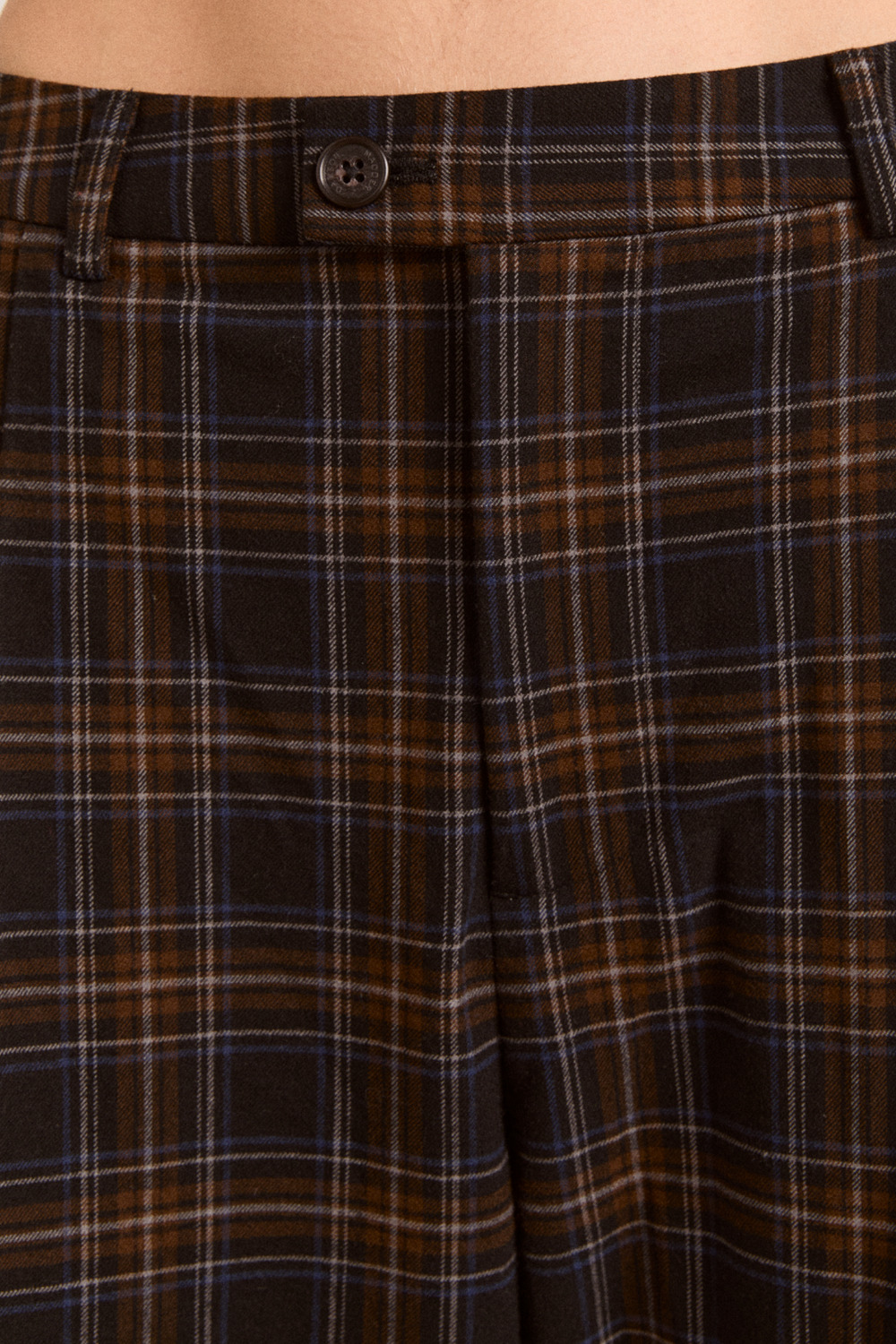 haisley check tailored trouser - multi