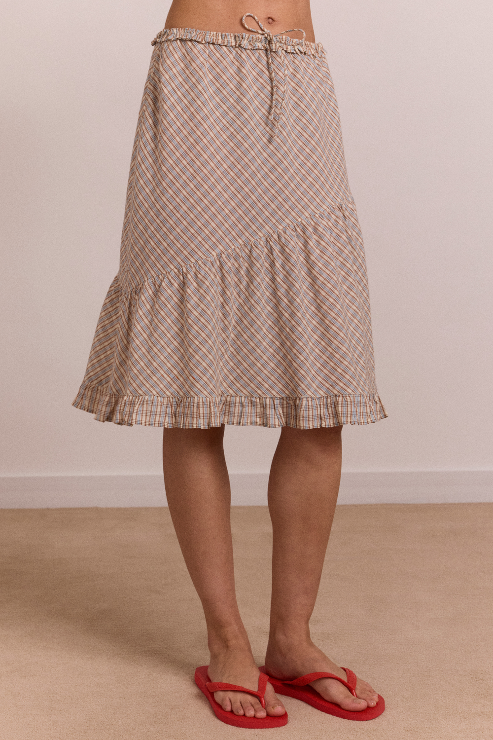 sigourney skirt - ginger check