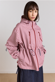 matilda raincoat - cherry gingham