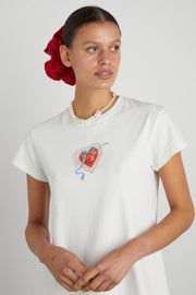 valentine shrunken tee