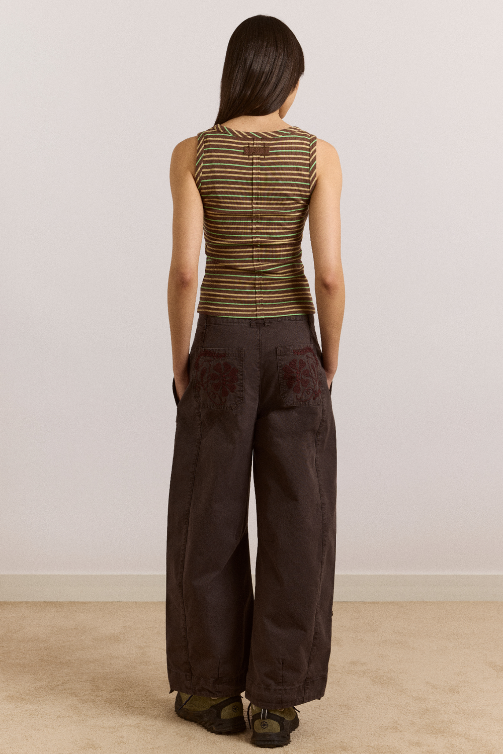 Mika Twill Trouser - Charcoal