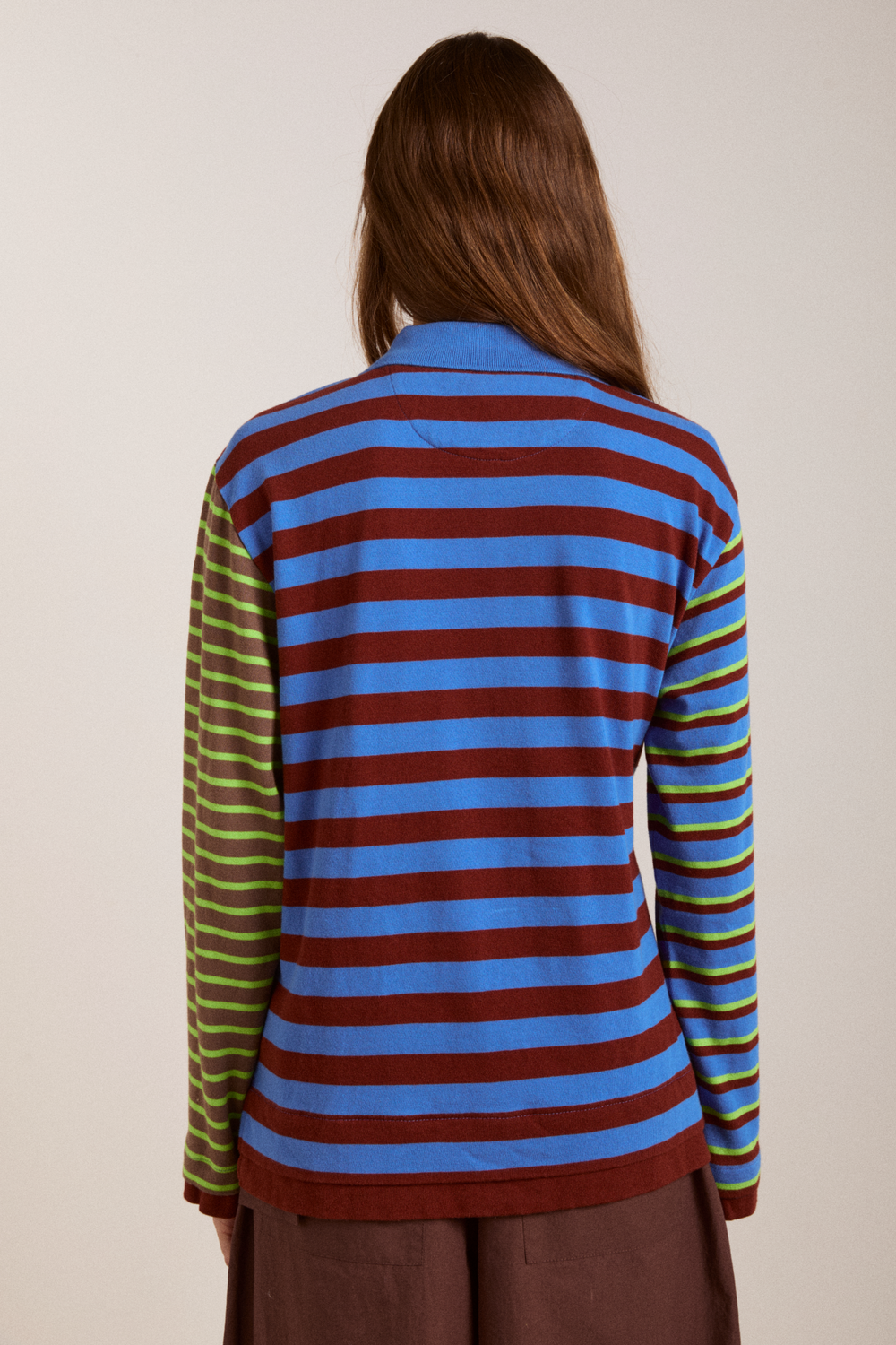 noah cinch layered rugby - blue pop stripe