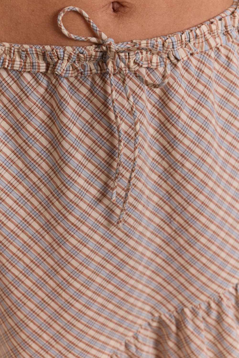 sigourney skirt - ginger check