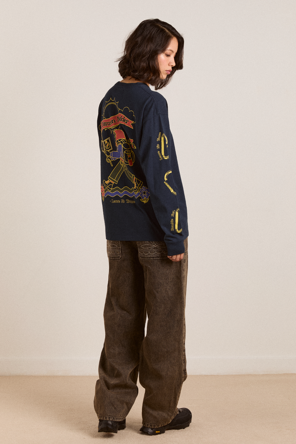 The Rambler LS Tee - Navy