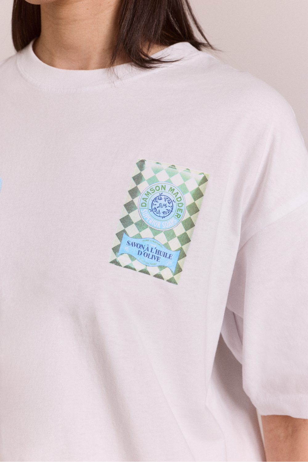 savon graphic tee - white