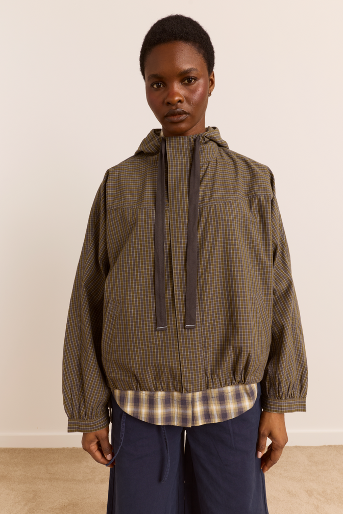 Blake Hooded Jacket - Orion Check