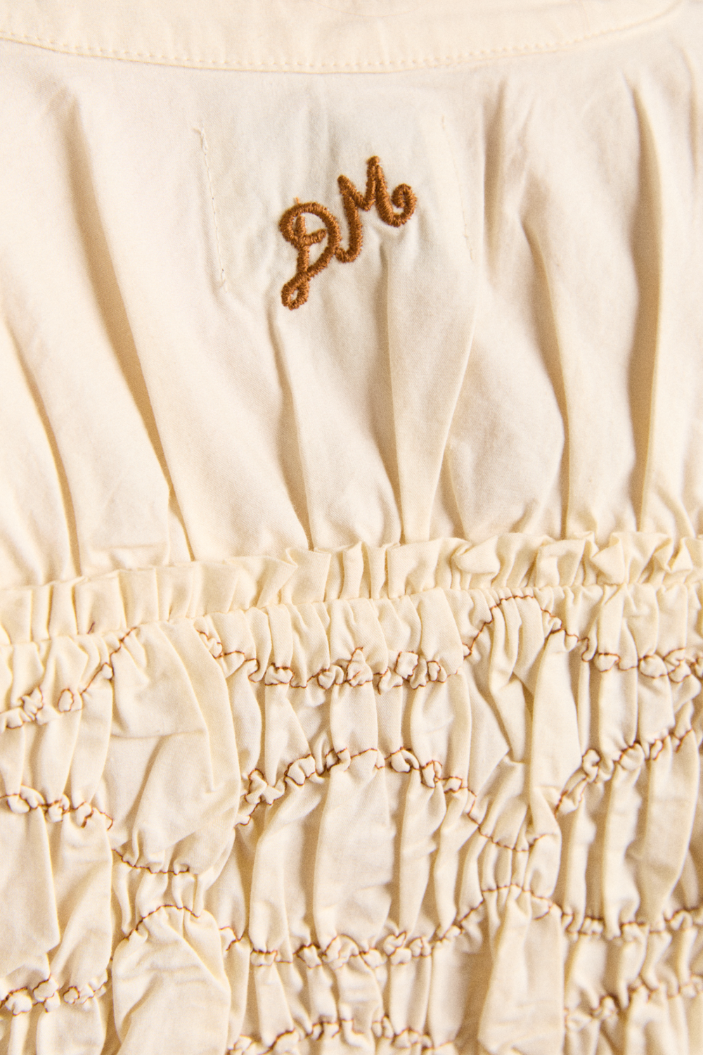 elliana smocked cardi - butter