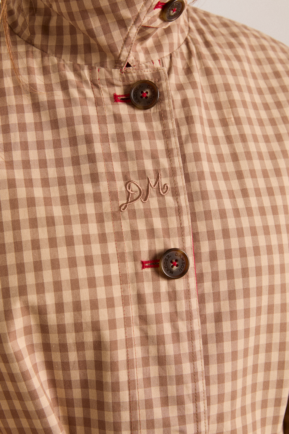 Anja reversible shower-proof trench