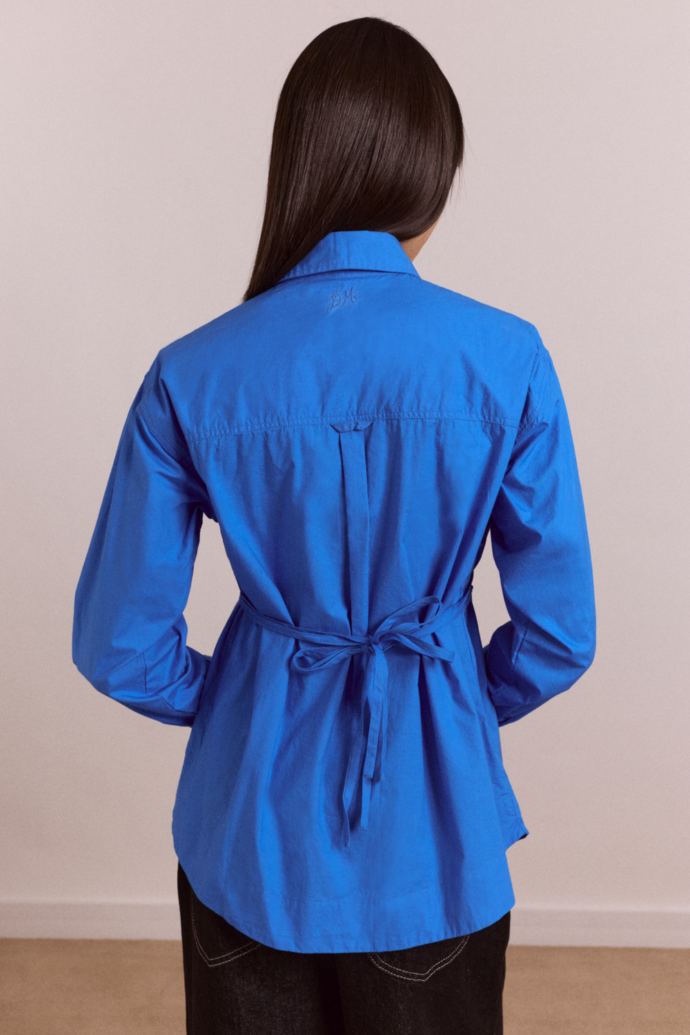 lux shirt - blue