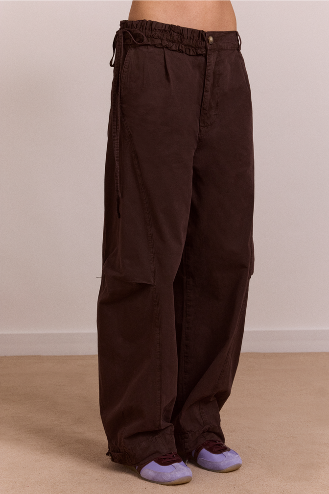 liv trouser - coffee bean