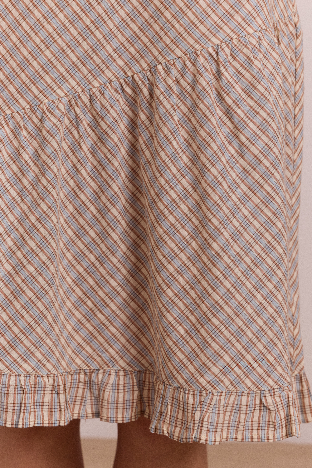 sigourney skirt - ginger check