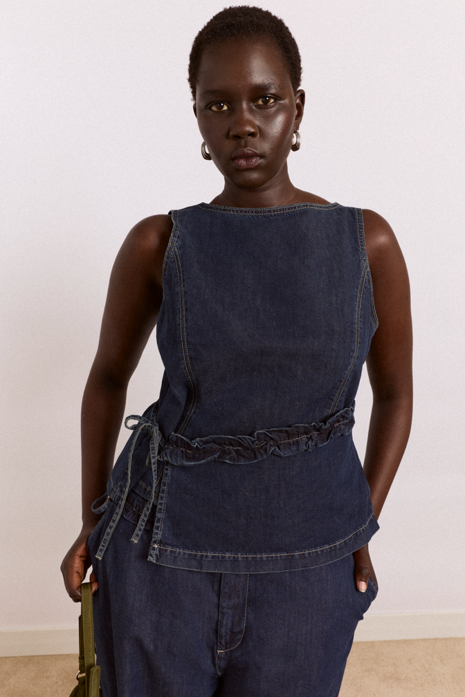 maxime top - dark indigo