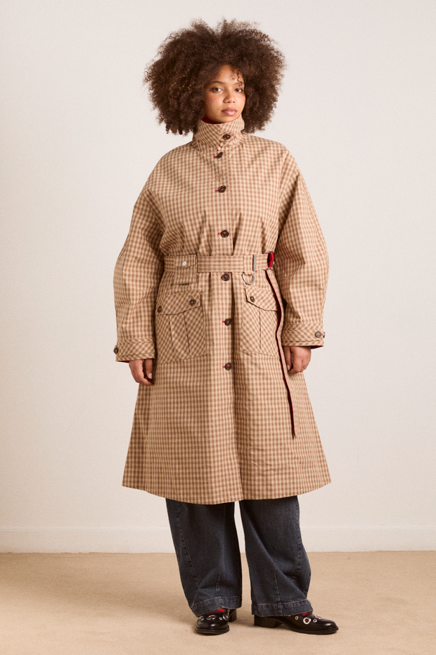 Anja Reversible Honey Trench