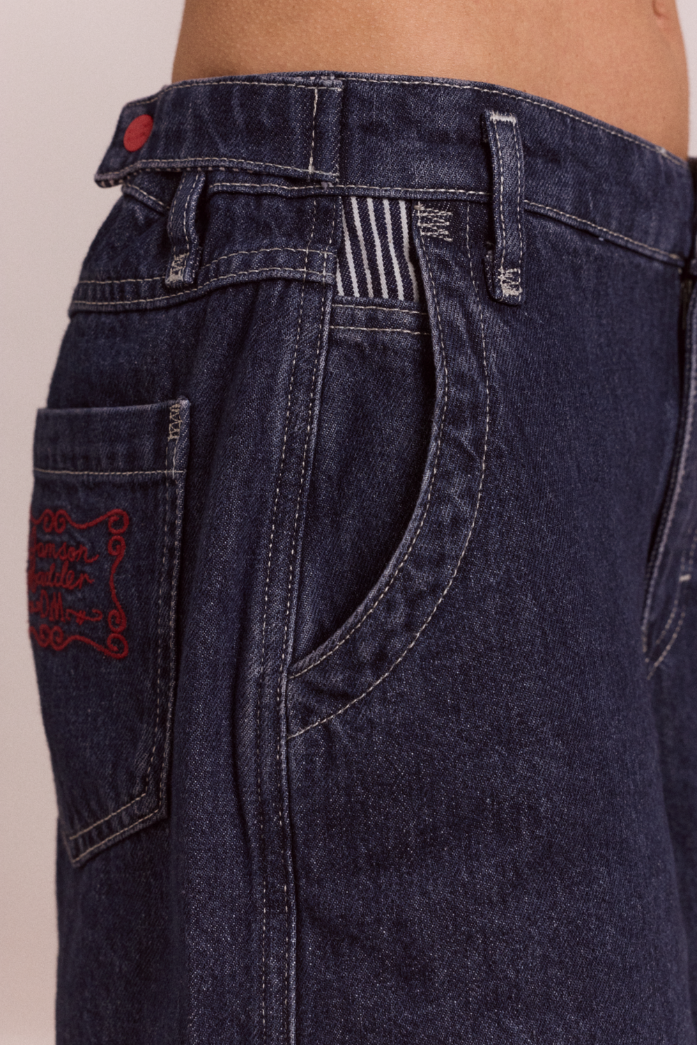 annie denim shorts - indigo