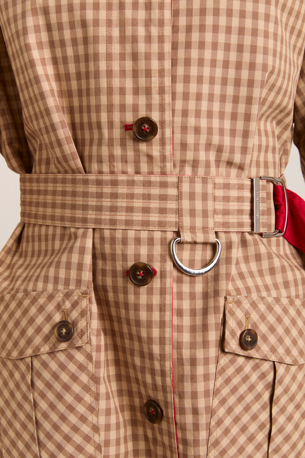 Anja reversible shower-proof trench