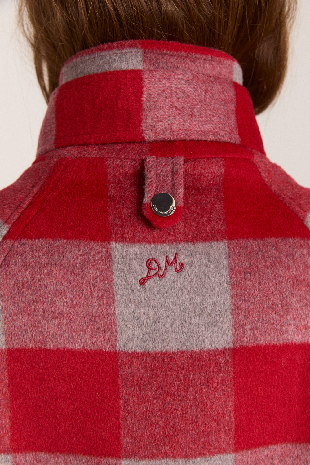 polly wool bomber - red