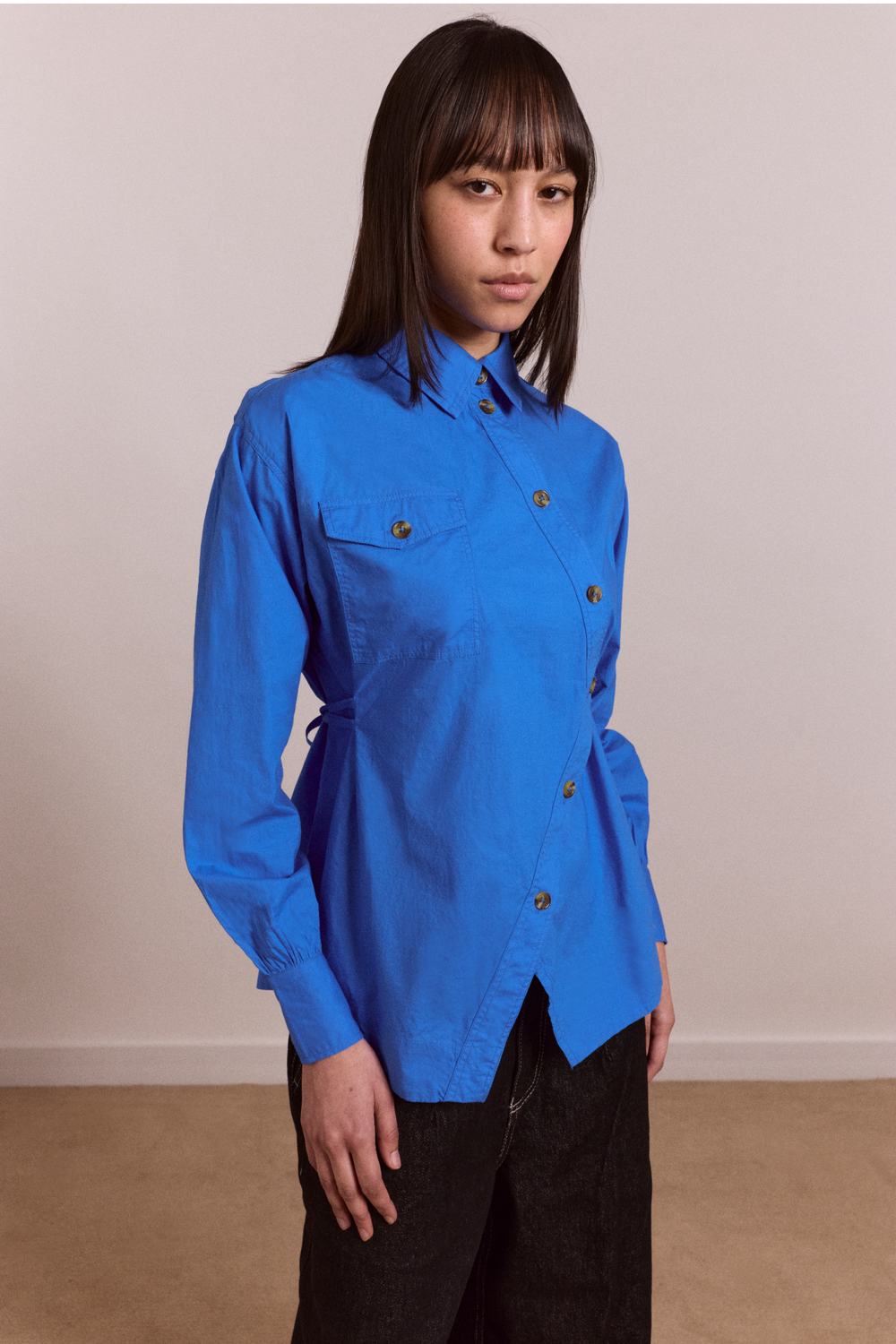 lux shirt - blue