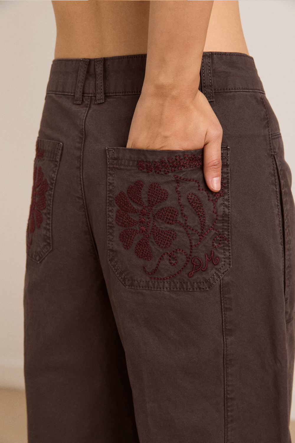 Mika Twill Trouser - Charcoal