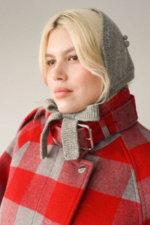 Mini Bonnet - Grey Marl