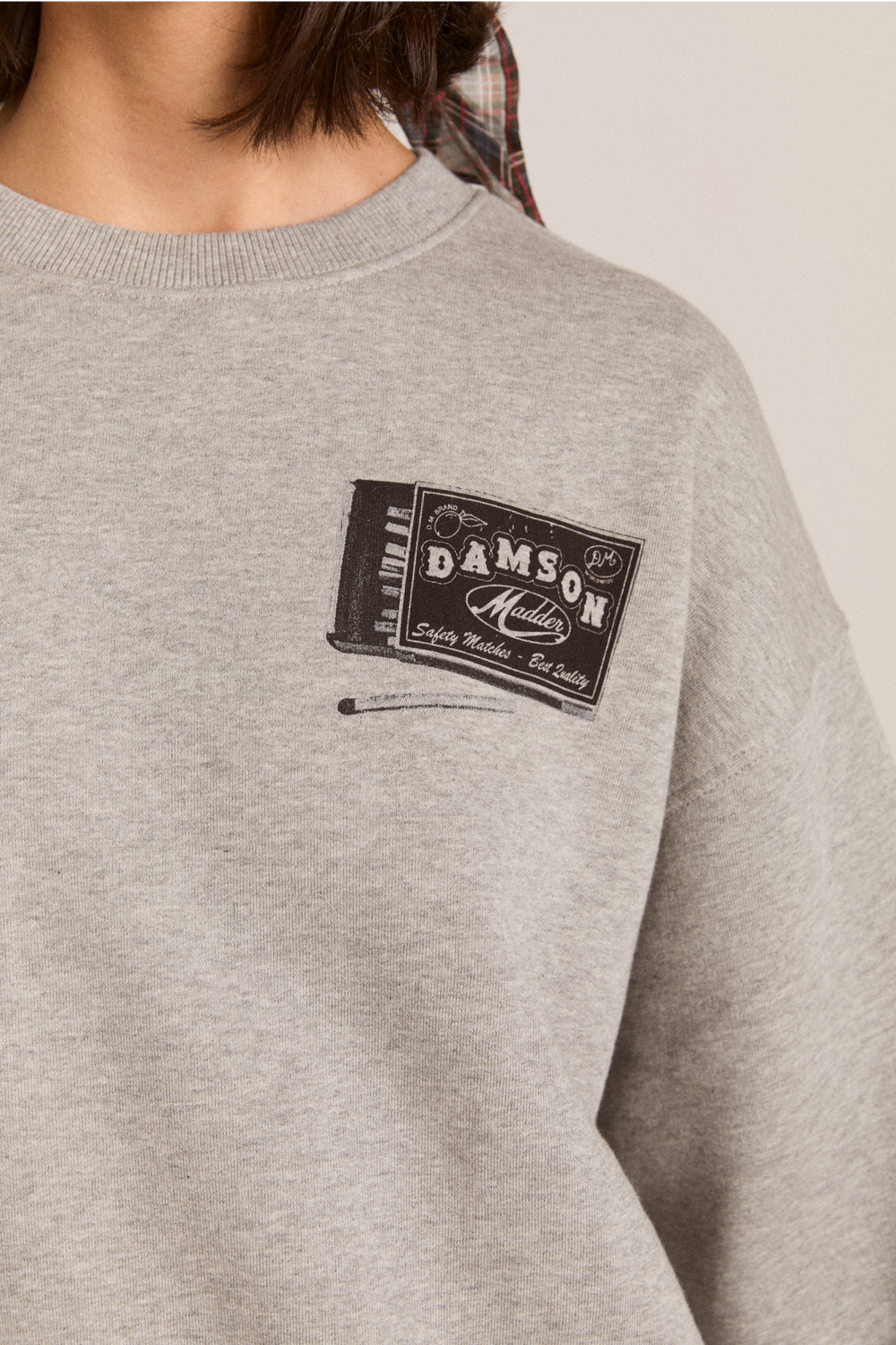 dm general store sweatshirt- grey marl
