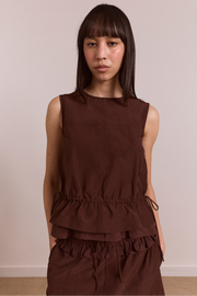 Ailani  Blouse - Choc