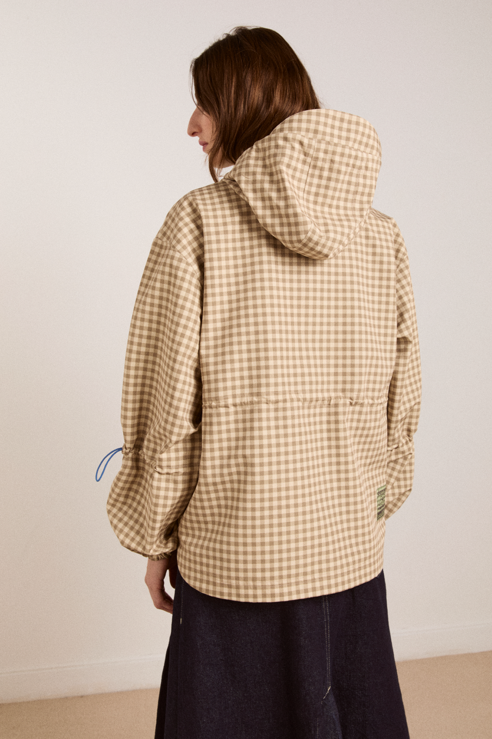 matilda raincoat - gingham