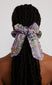 frill bow scrunchie in cindy check