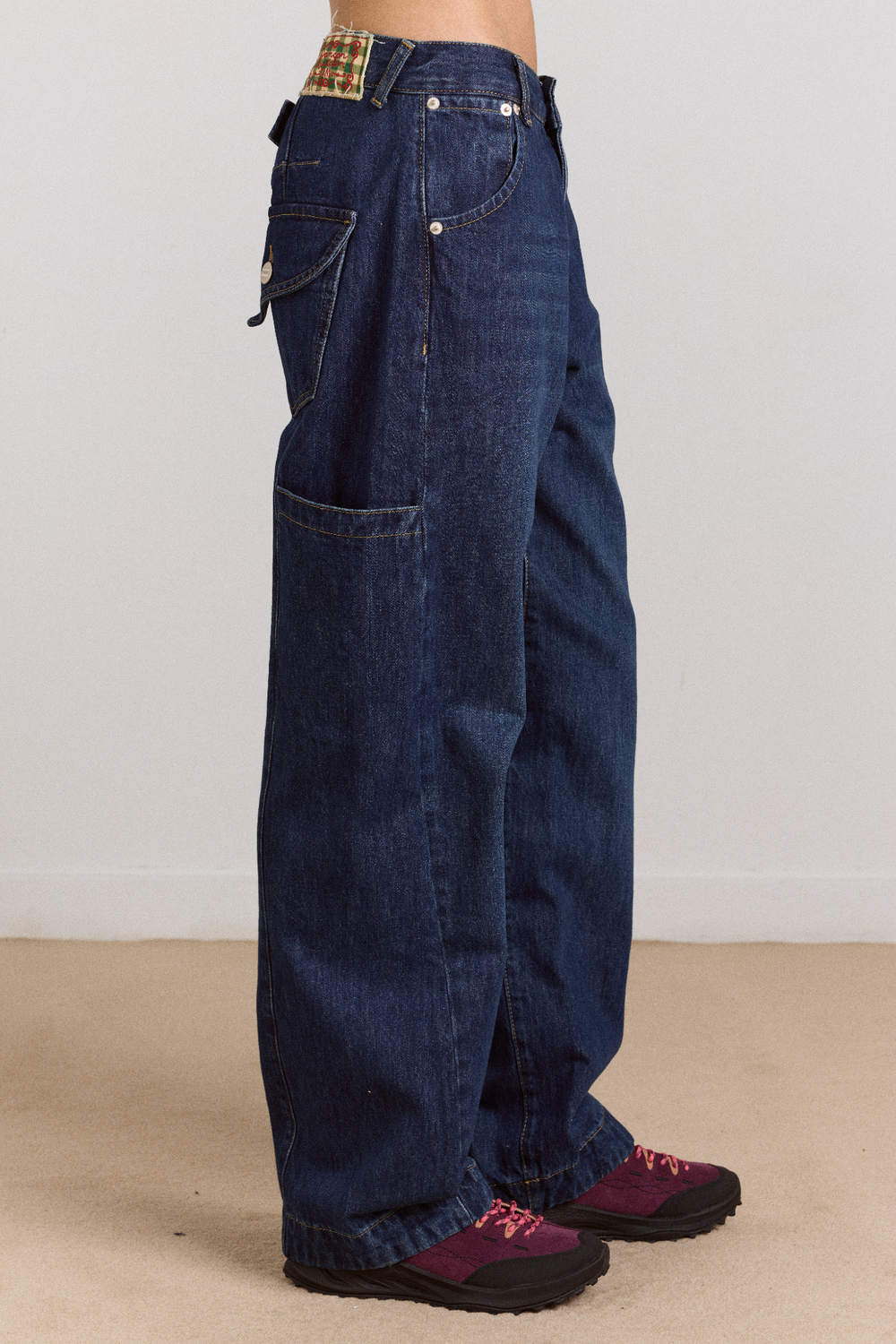 barrel nina jean - authentic mid blue wash