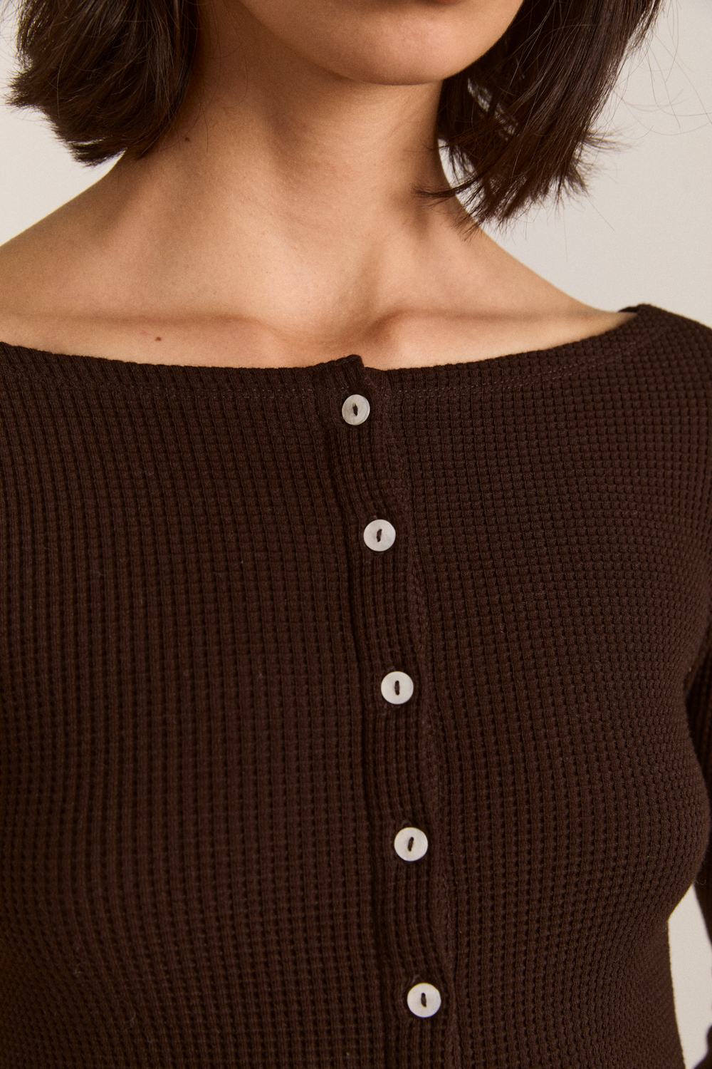 marjorie waffle top
