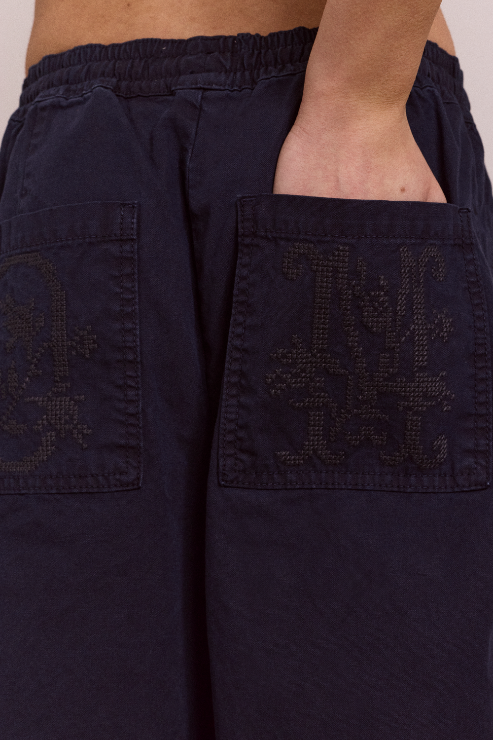 felix twill trouser - navy