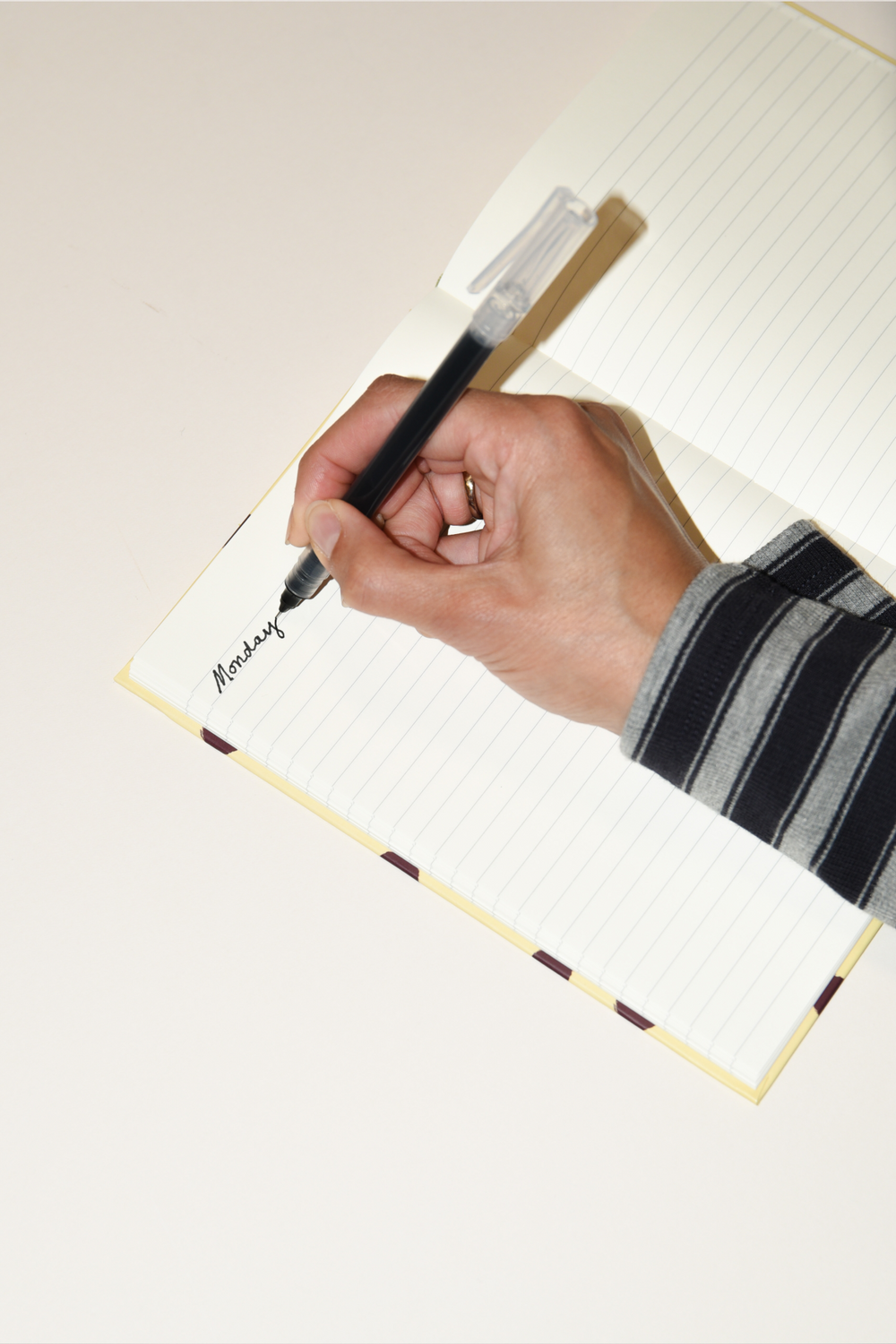 damson madder x papier yellow polka dot noteboook