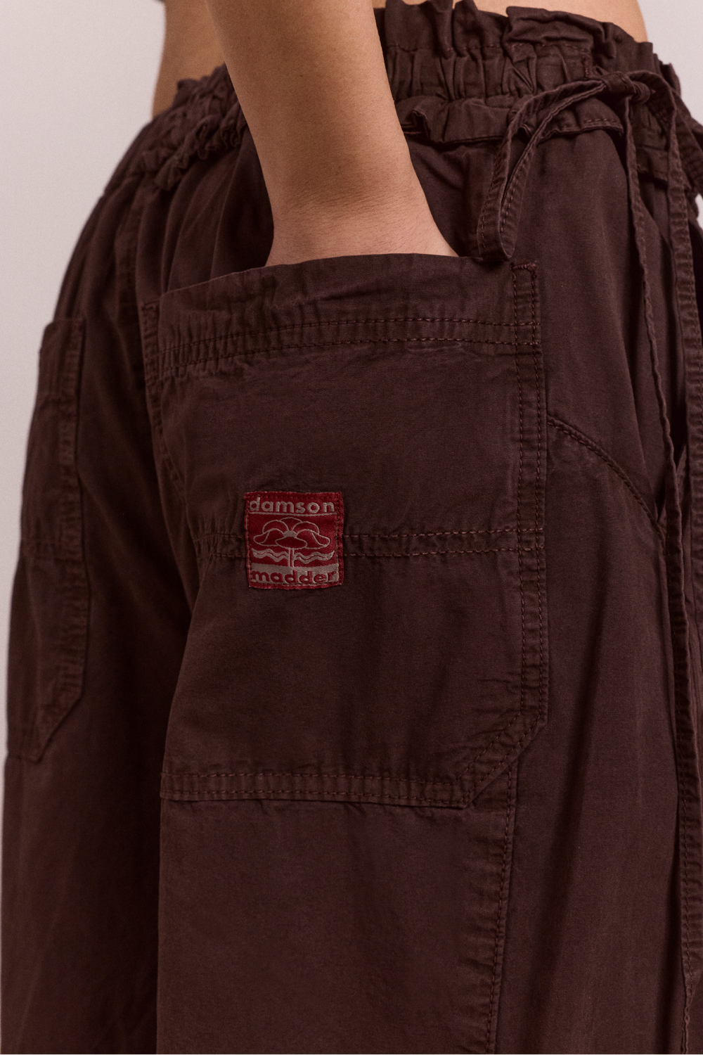 liv trouser - coffee bean