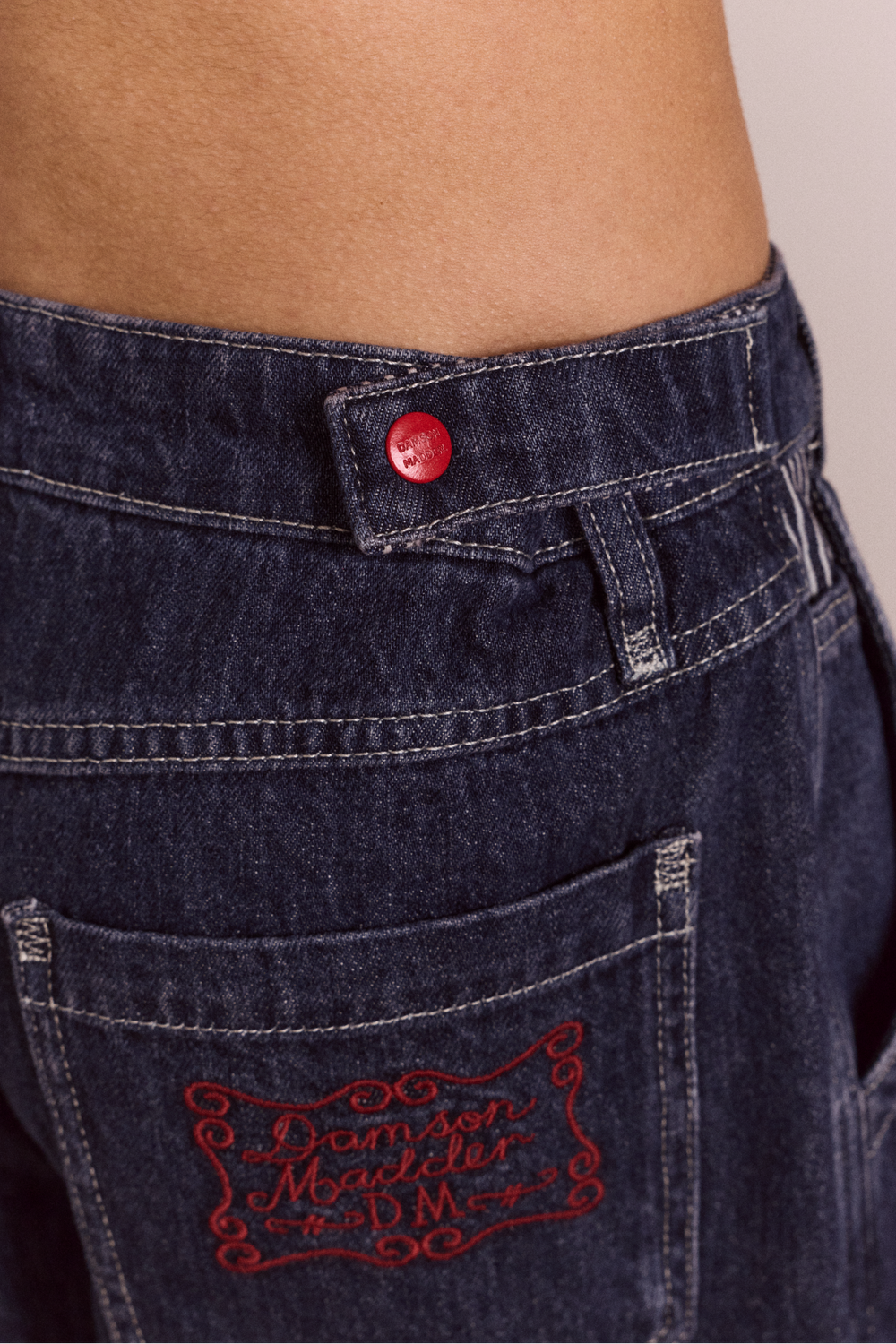 annie denim shorts - indigo